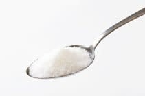 sugar in the teaspoon