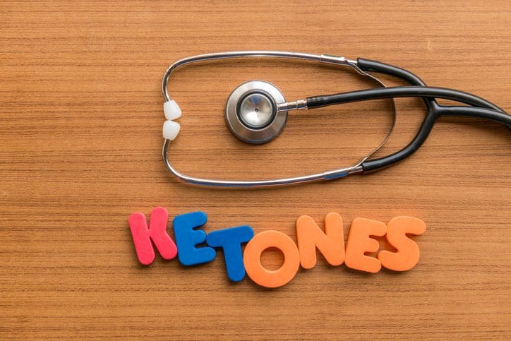 Ketones with stethoscope