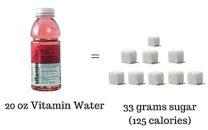 Vitamin Water sugar content